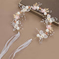 KURORA ME PERLA DHE LULE NE NGJYRE BABY PINK – STIL DELIKAT PRINCESHE